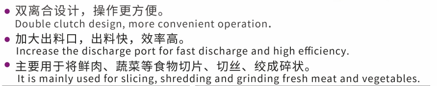 NUEVO PICADORA DE CARNE CÓNCAVO-CONVEXA ADN SLICER