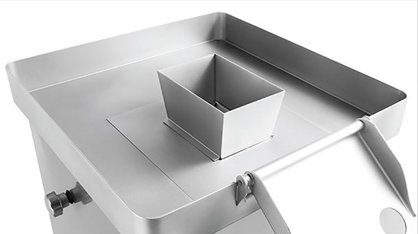 CORTADOR DE REBANADAS DE CARNE DE ACERO INOXIDABLE CON CUCHILLAS DOBLES