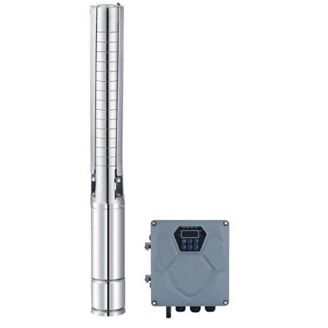 Bomba solar sin escobillas con impulsor de acero inoxidable