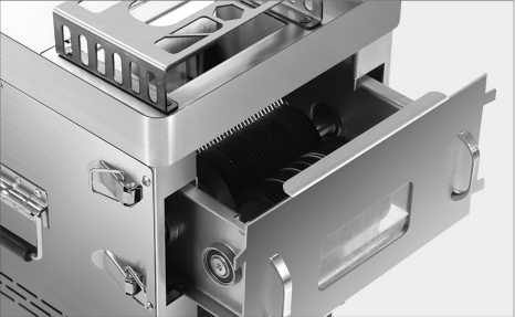 CORTADOR DE REBANADAS DE CARNE DESMONTABLE DE ESCRITORIO